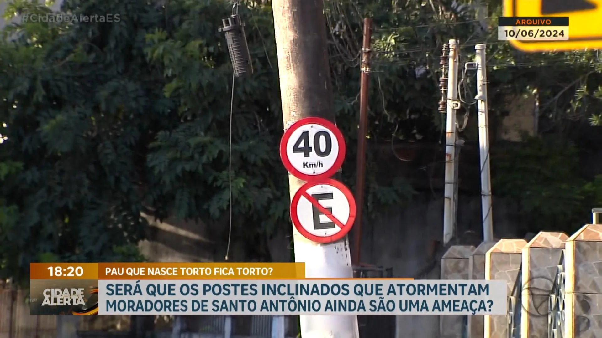 Problemas Postes Santo Antônio