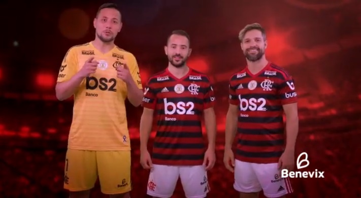 Empresa capixaba lança campanha com jogadores do Flamengo Empresa capixaba lança campanha com jogadores do Flamengo