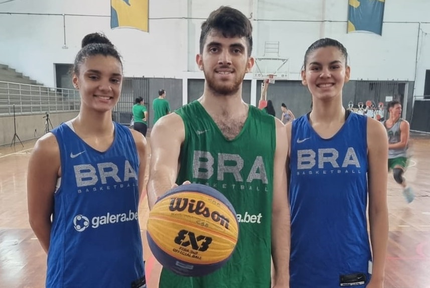 Atletas capixabas garantem vaga na Seleção Brasileira que vai jogar Copa do Mundo de Basquete 3x3