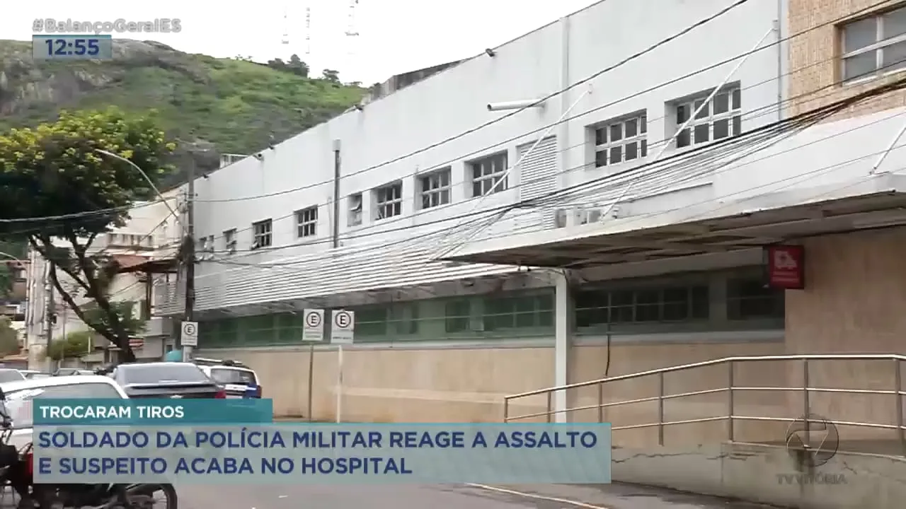 Policial Militar reage a assalto e suspeito acaba no hospital em Vila Velha