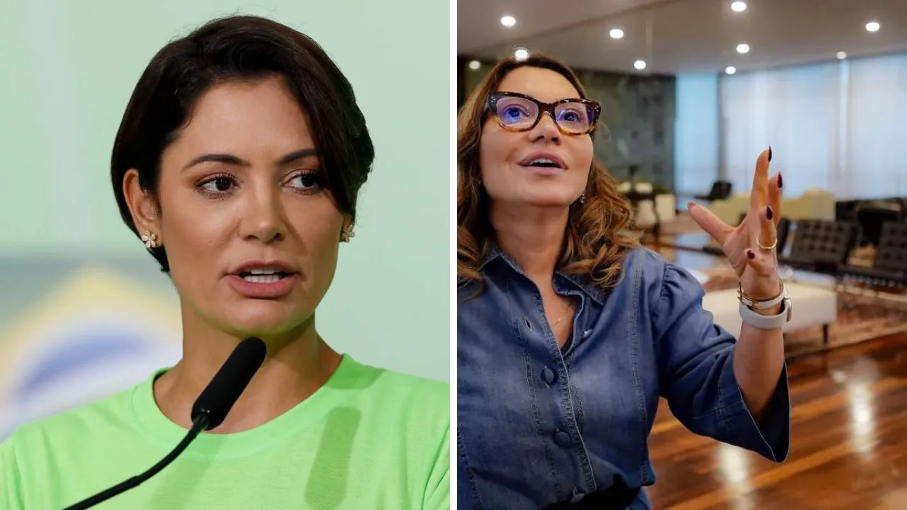 Quem é a mais simpática? Michelle Bolsonaro ou Janja? Veja pesquisa