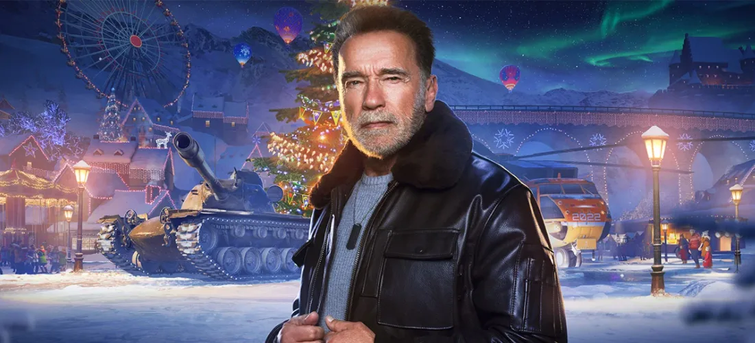 Arnold Schwarzenegger chega em World of Tanks para evento no Natal