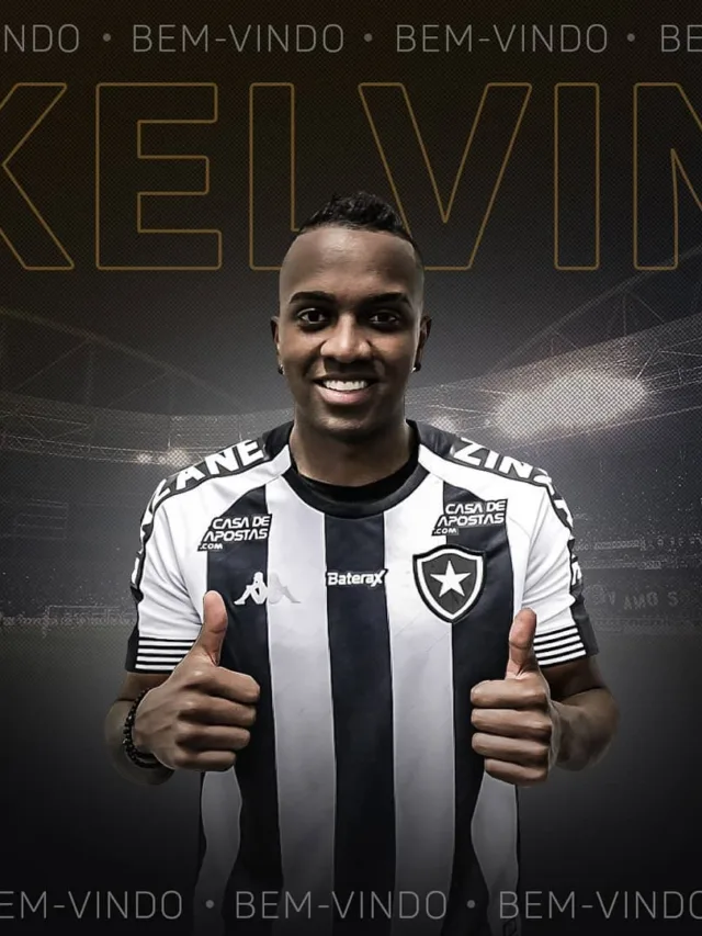 Atacante Kelvin é a nova contratação do Botafogo para a disputa do Brasileiro