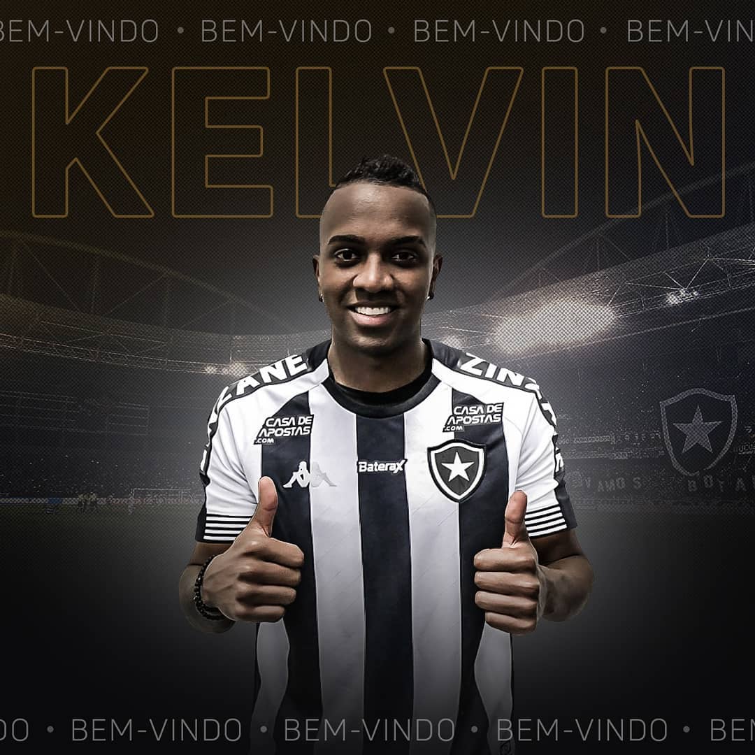 Atacante Kelvin é a nova contratação do Botafogo para a disputa do Brasileiro