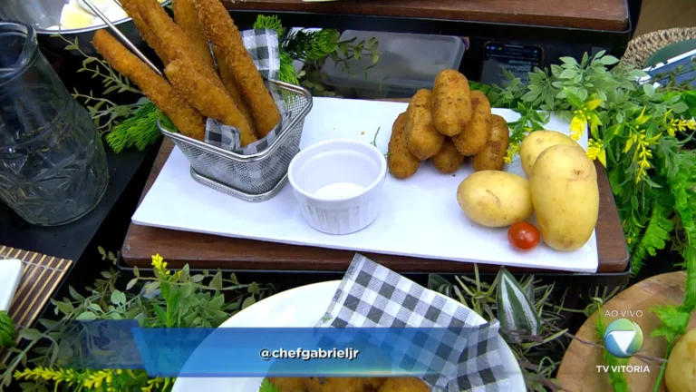 Espaço Gourmet: bolinho de batata com queijo