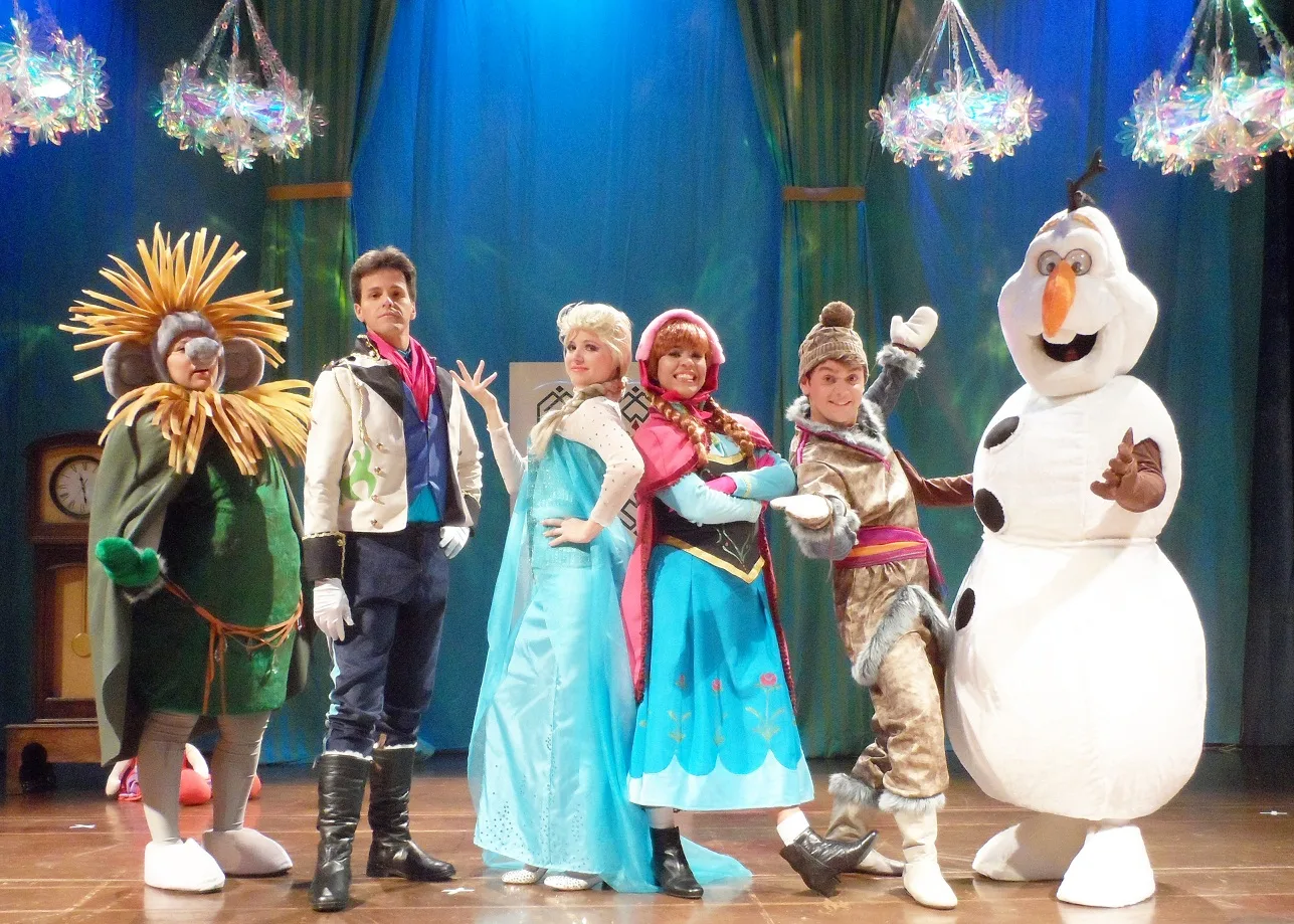 Musical “Frozen: uma aventura congelante” chega a Vitória na próxima sexta-feira