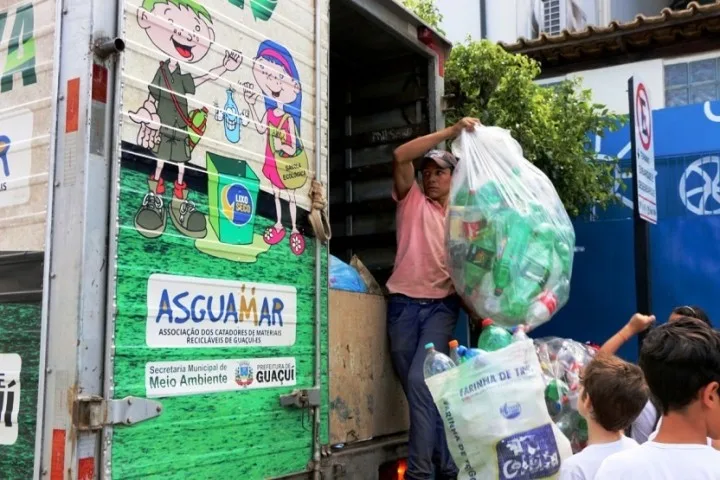 Reciclagem bate meta e quebra recorde no município de Guaçuí