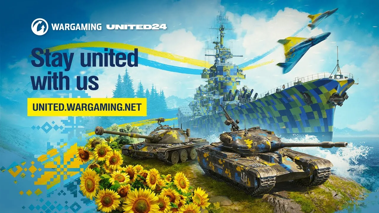 Wargaming United demonstra seu apoio à Ucrânia