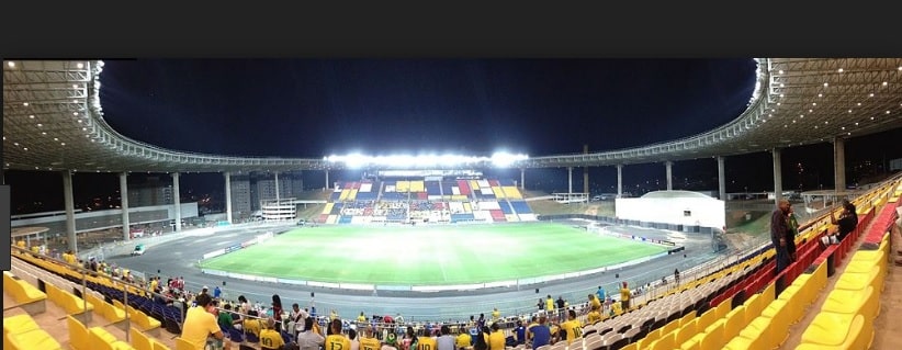 Aulão em ritmo de copa agita estádio Kleber Andrade