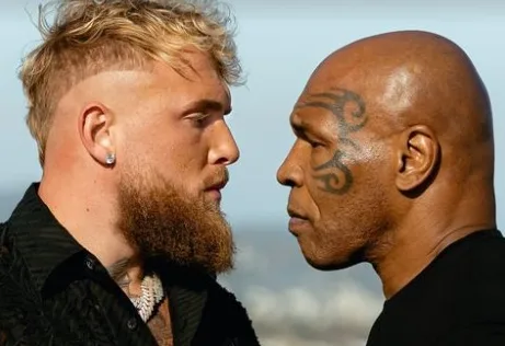 Primeira encarada entre Mike Tyson e Jake Paul acontece