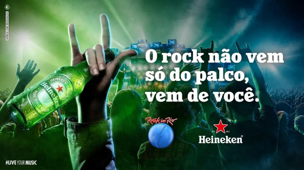 Heineken® apresenta campanha oficial da marca para o Rock in Rio 2019
