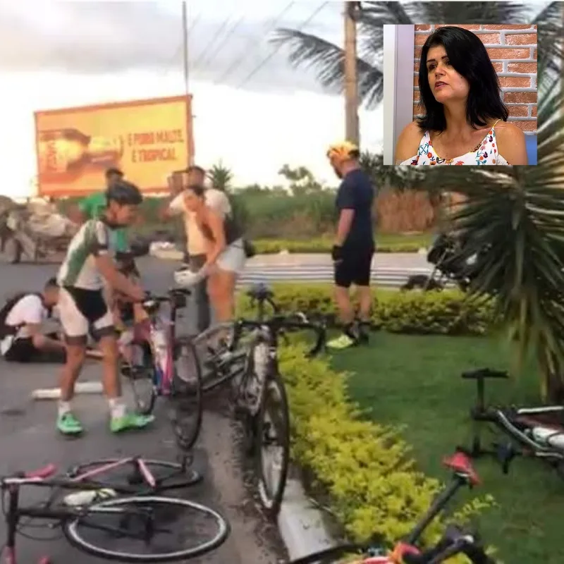 "O motorista não se importa com a vida das pessoas que estão do lado", diz ciclista atropelada na Rodovia do Sol