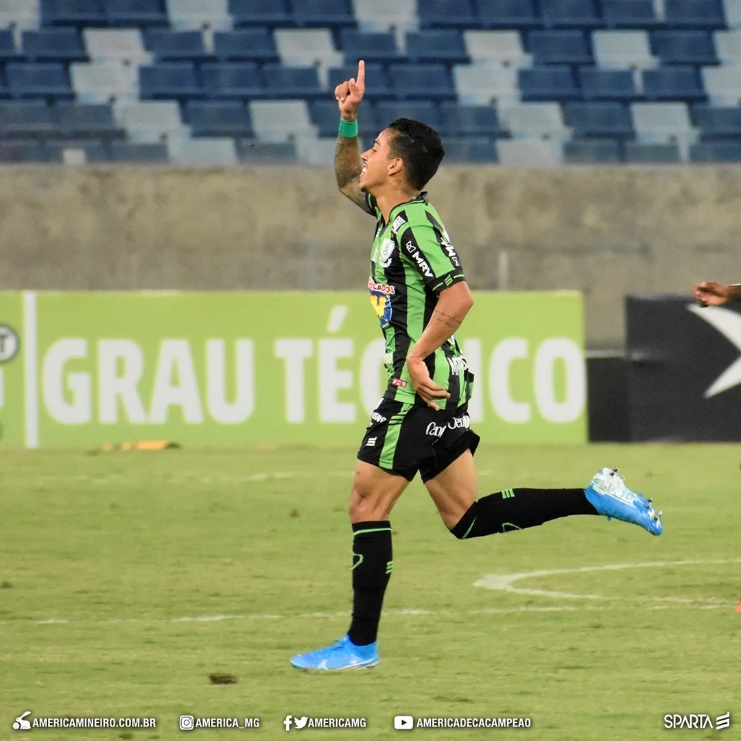 América-MG bate Cuiabá e sobe para a 3ª colocação na Série B