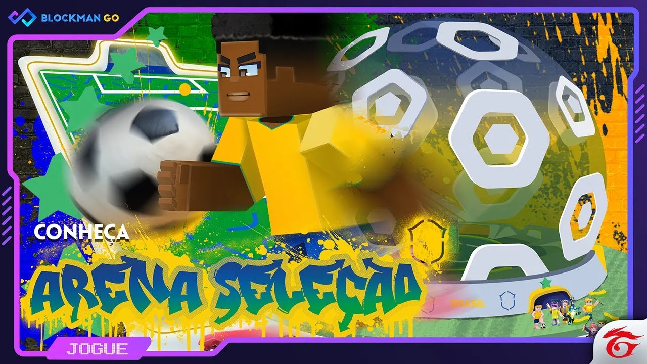 Confira o minijogo de futebol do Garena Blockman GO e da CBF