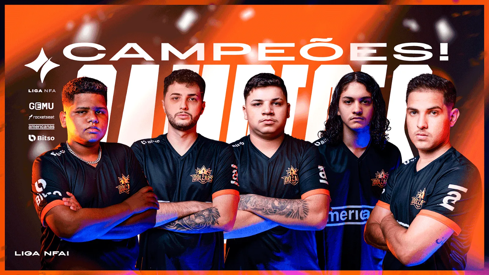 Free Fire: Los Dollars é a grande campeã da Liga NFA Split 1