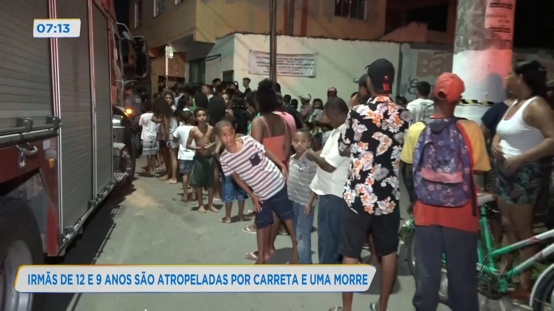 Menina de 12 anos é atropelada por caminhão e morre na Serra