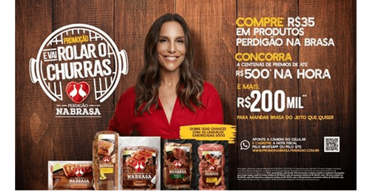 “E vai rolar o Churras”, da Perdigão, vai premiar consumidores com até R$200 mil