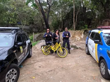 Bicicletas compartilhadas são recuperadas pela Guarda Municipal em Vitória