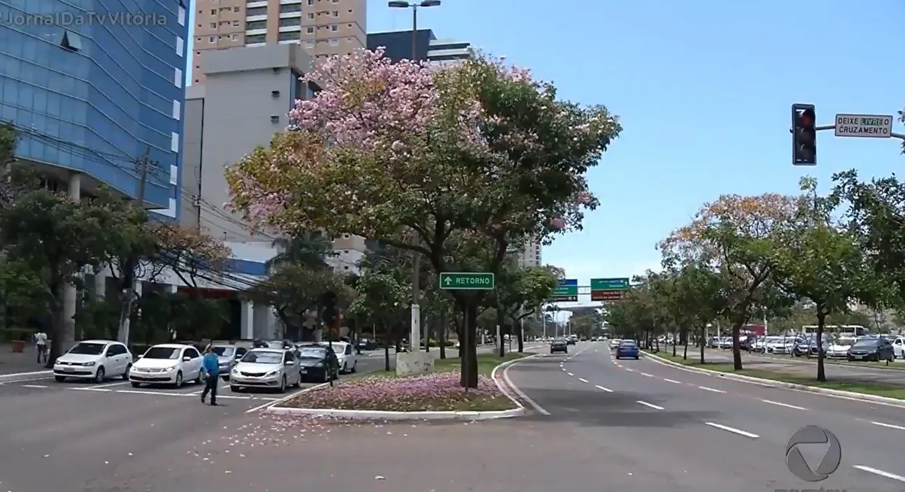 Primavera transforma paisagens urbanas em cartões-postais