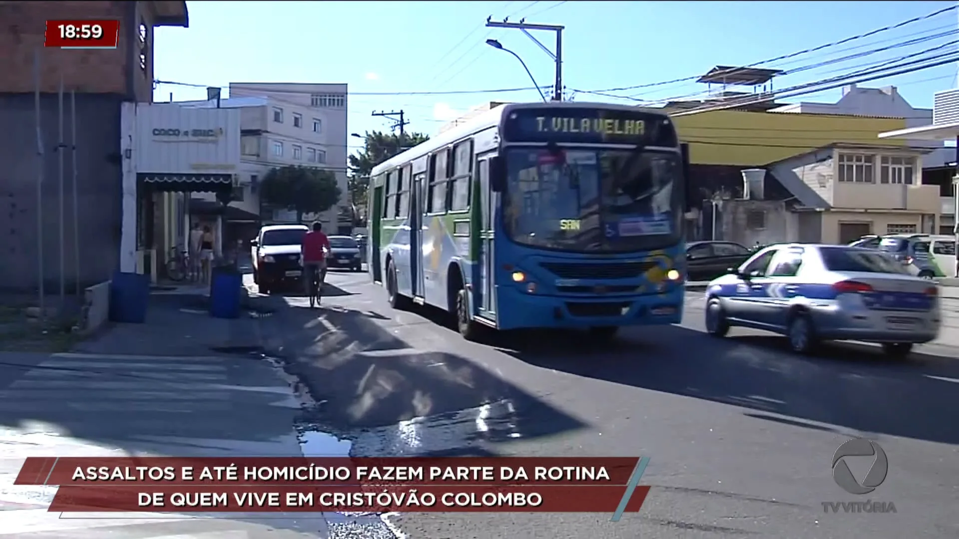 Assaltos e até homicídio fazem parte da rotina de quem vive em Cristóvão Colombo