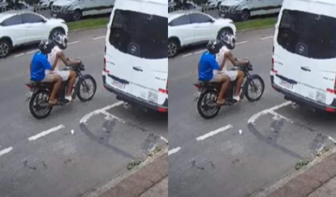 VÍDEO | Bandidos que assaltam de moto são detidos em Vitória