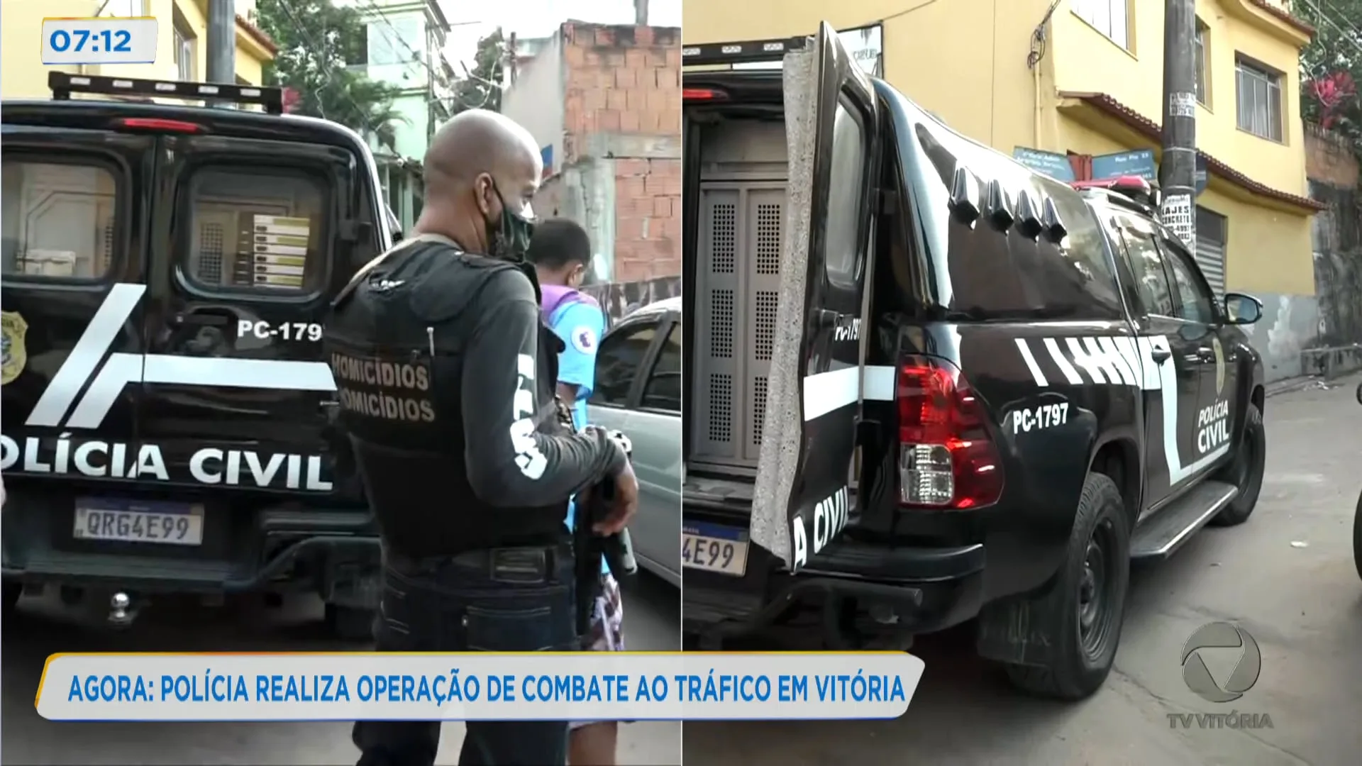 Polícia realiza operação de combate ao tráfico de drogas em Vitória