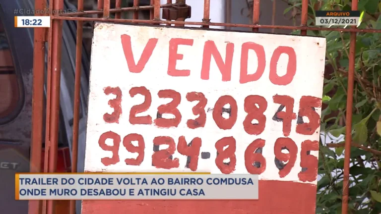 Trailer do Cidade volta ao bairro Comdusa onde muro desabou e atingiu casa