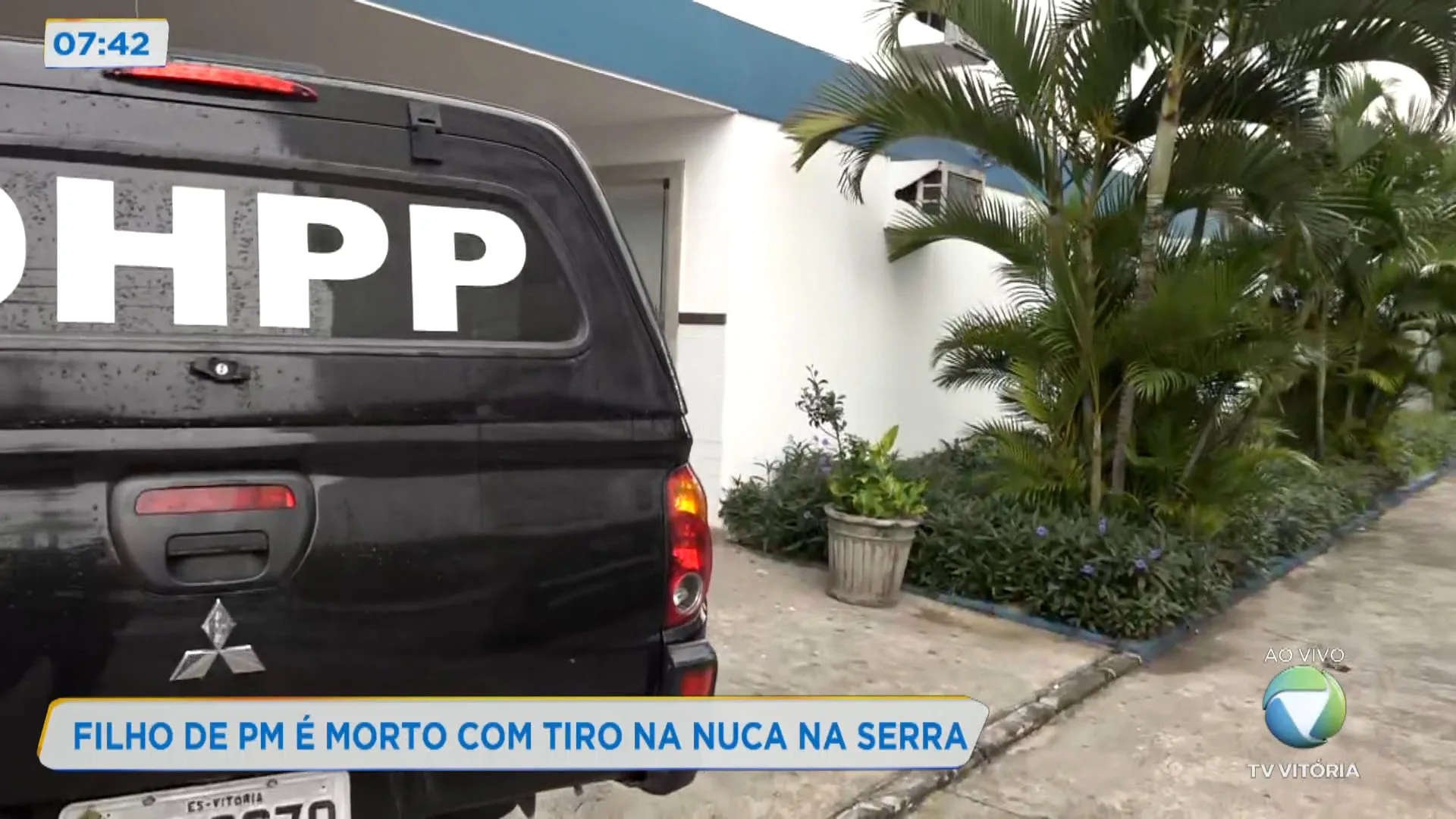 Filho de PM é morto com tiro na nuca na Serra