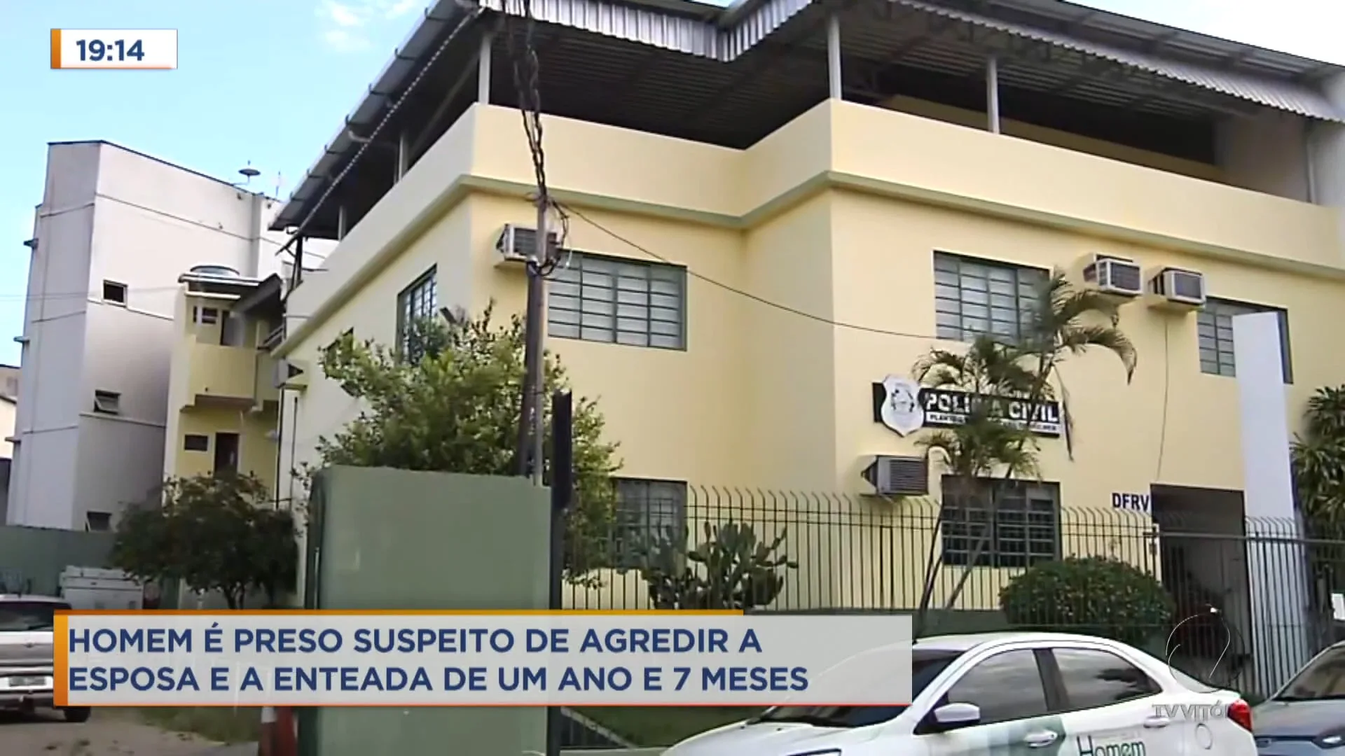 Homem é preso suspeito de agredir a esposa e a enteada de um ano e 7 meses