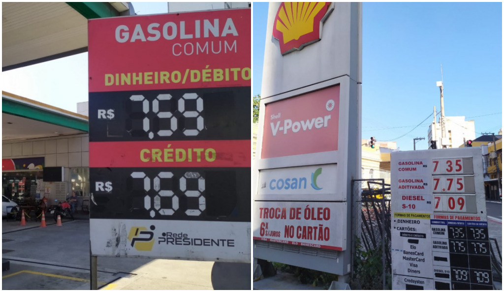 Postos da Grande Vitória já aplicam o novo reajuste e gasolina chega a R$ 7,69