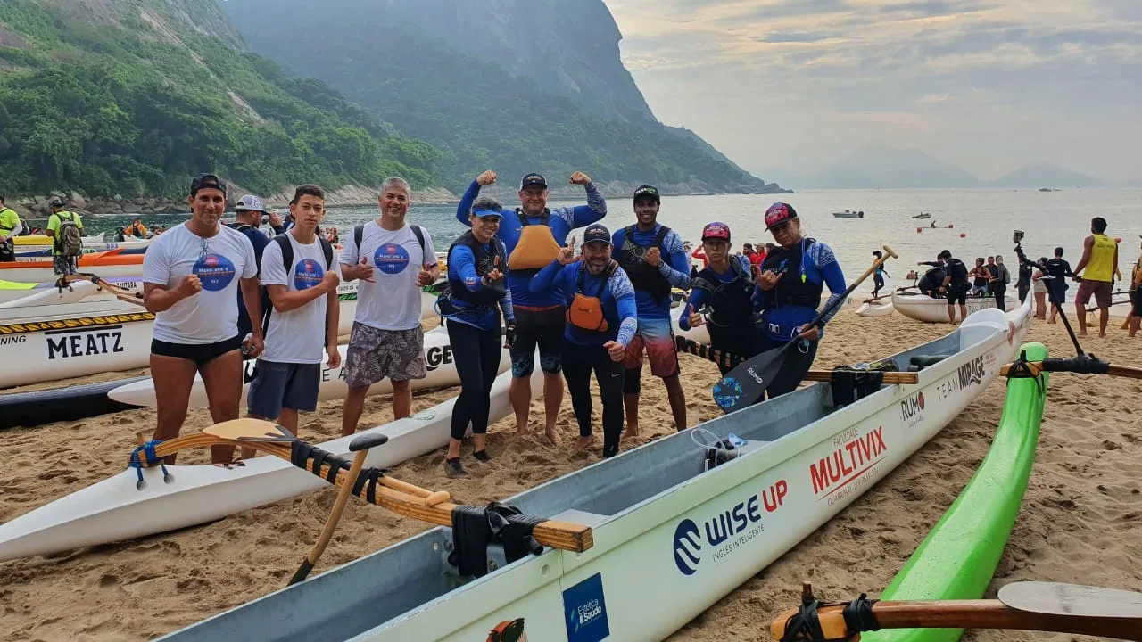 Equipe Guarapariense conquista 4° lugar em prova nacional de canoagem