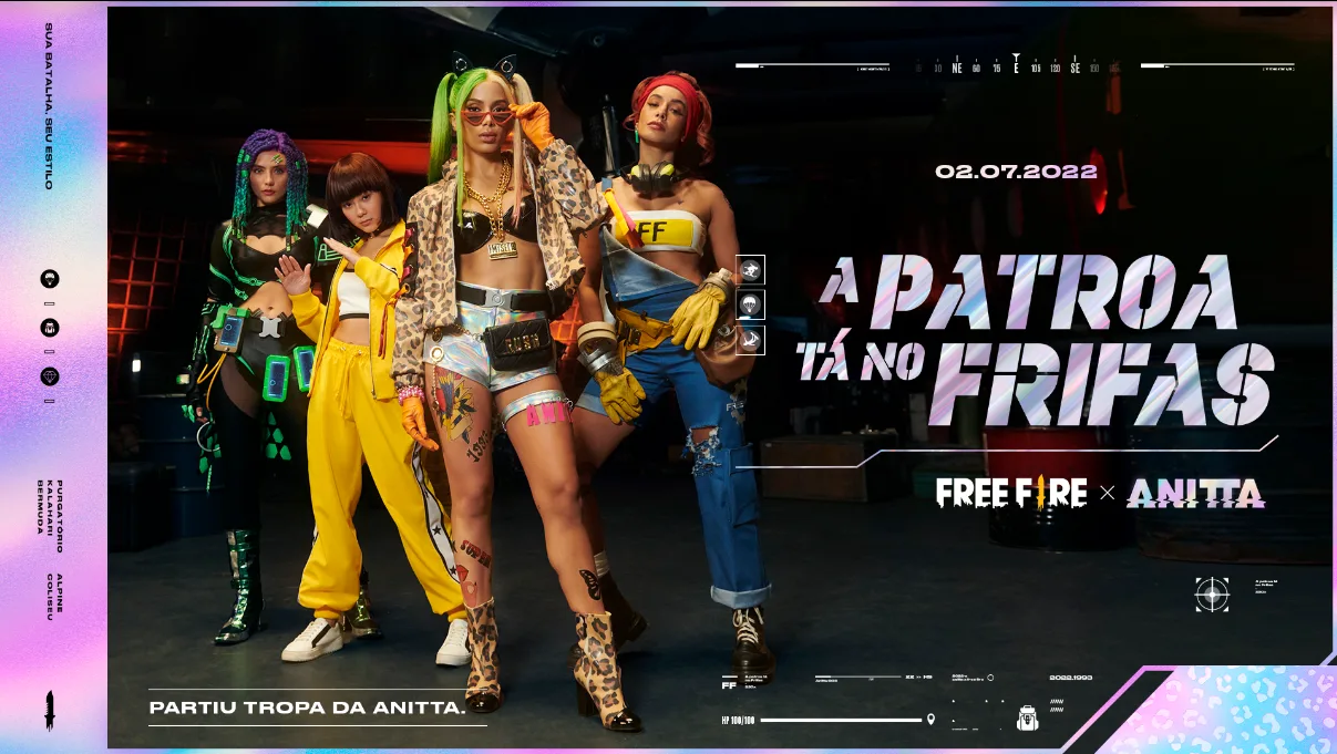 PRE-PA-RA! A Patroa chega ao Free Fire neste sábado (2)