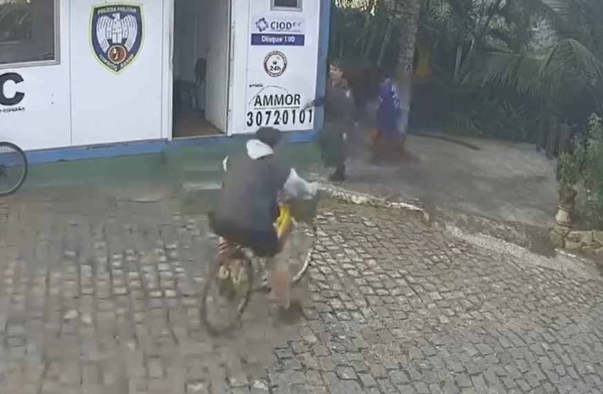 VÍDEO | Adolescente perde controle de bicicleta e sofre acidente no Morro do Moreno