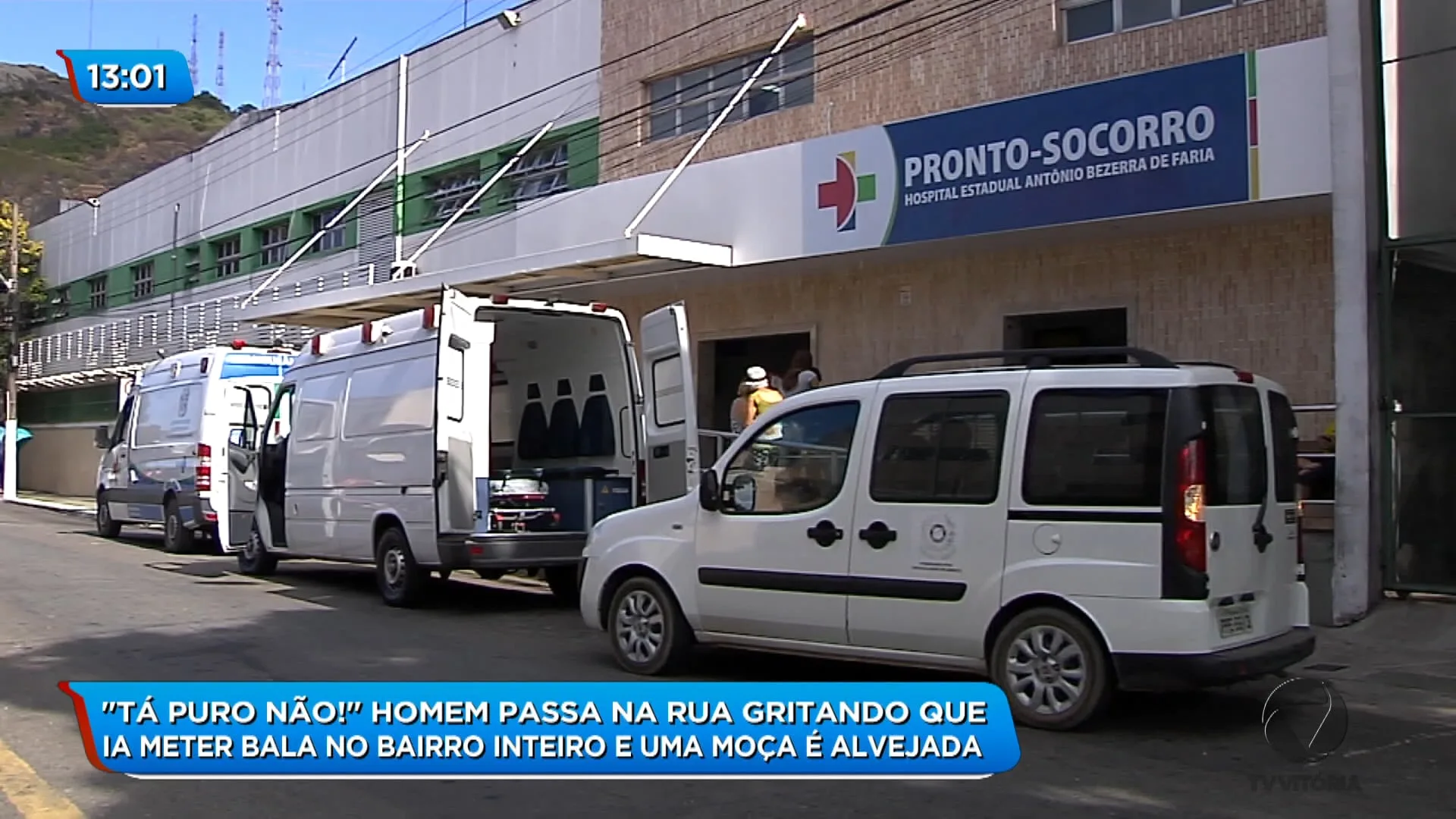 Homem passa na rua gritando que ia balear o bairro todo