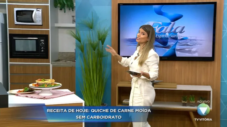 Espaço gourmet: quiche de carne moída sem carboidrato