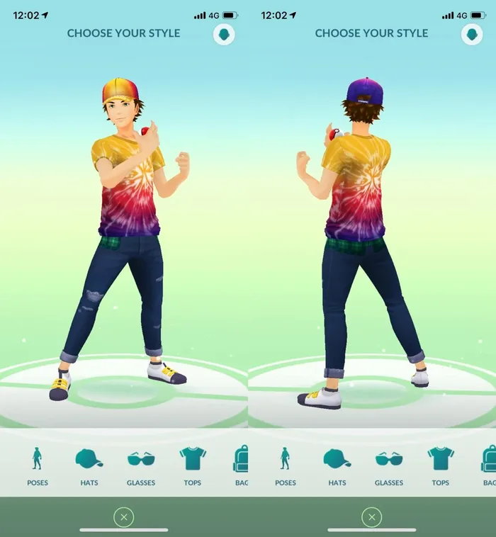 Dois códigos de roupas para Pokémon Go