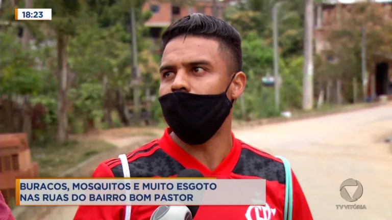 Bairro de Viana está infestado de mosquito, e ainda com esgoto e buracos nas ruas