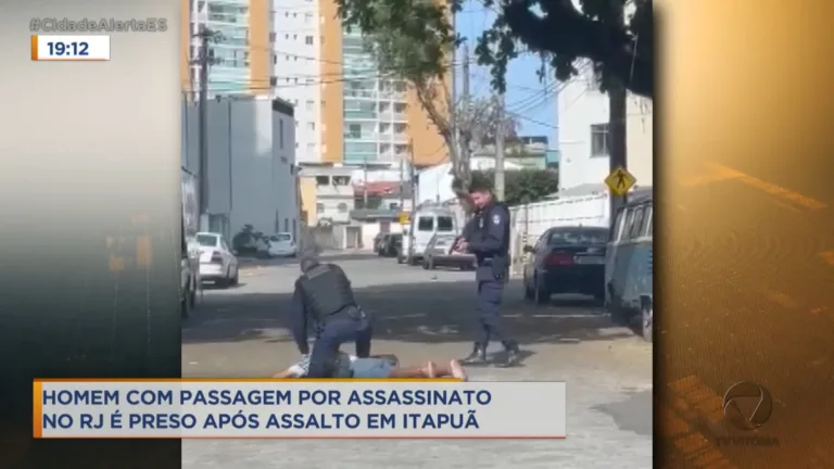 Bandido procurado no Rio de Janeiro é preso por furto em Vila Velha