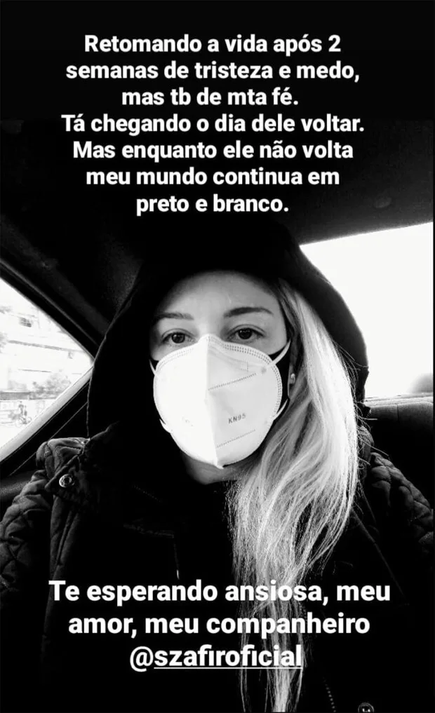 Esposa de Luciano Szafir desabafa nas redes sociais