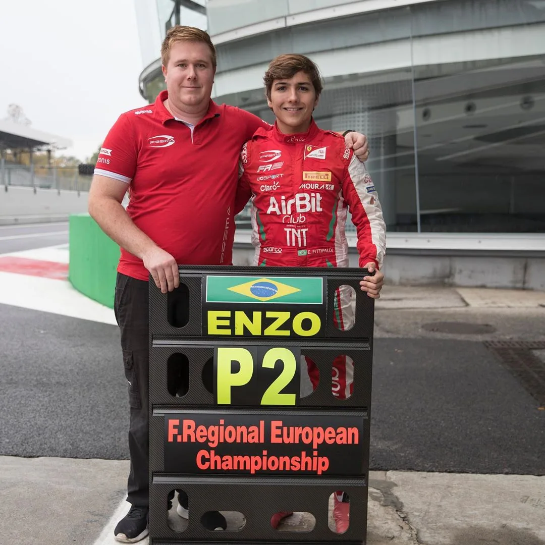 Brasileiro Enzo Fittipaldi é vice da Fórmula 3 Regional Europeia com 13 pódios