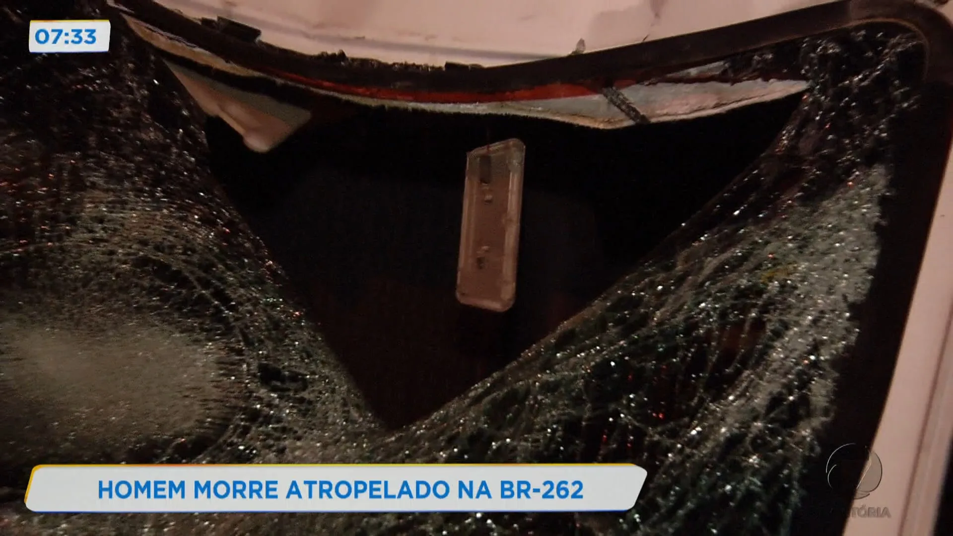 Homem morre atropelado na BR-262