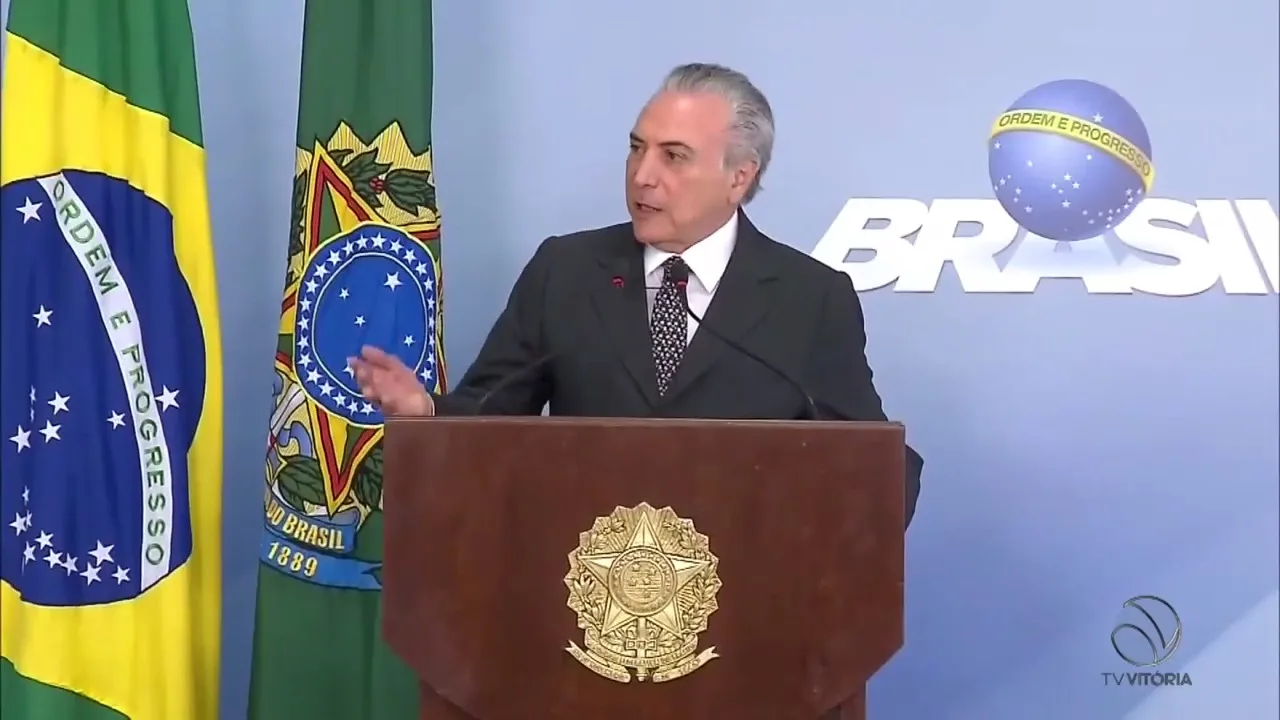 'Não renunciarei', diz Michel Temer em pronunciamento oficial