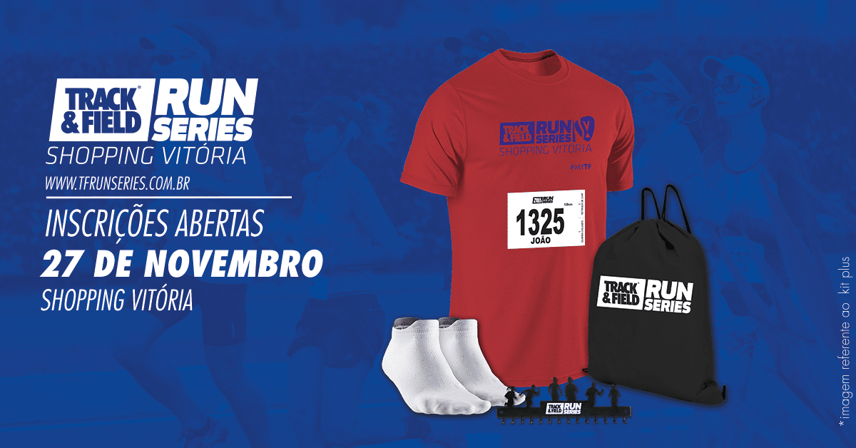 Track&Field Run Series apresenta kits da etapa Shopping Vitória