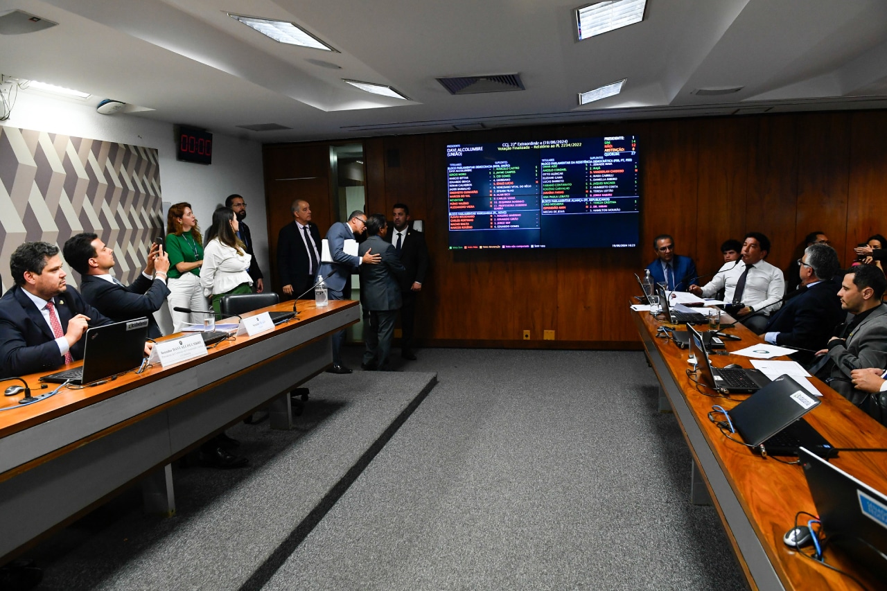 Sessão da CCJ do Senado. Foto: Marcos Oliveira/Agência Senado