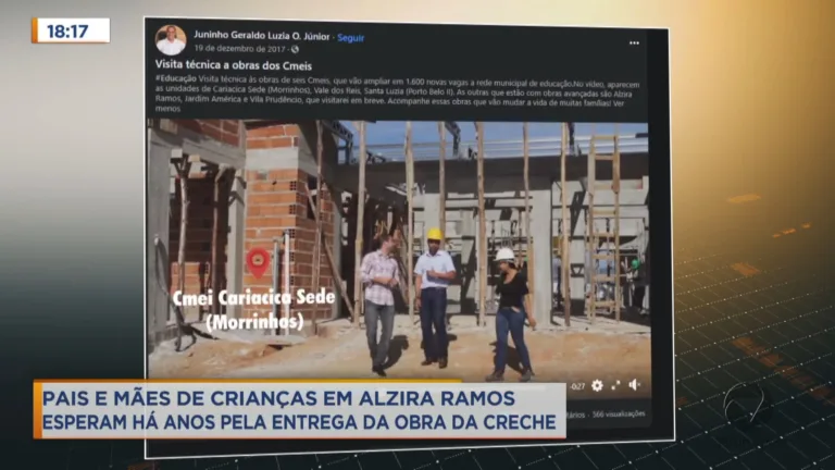 Obra levou tanto tempo para ficar pronta que agora está cheia de rachaduras
