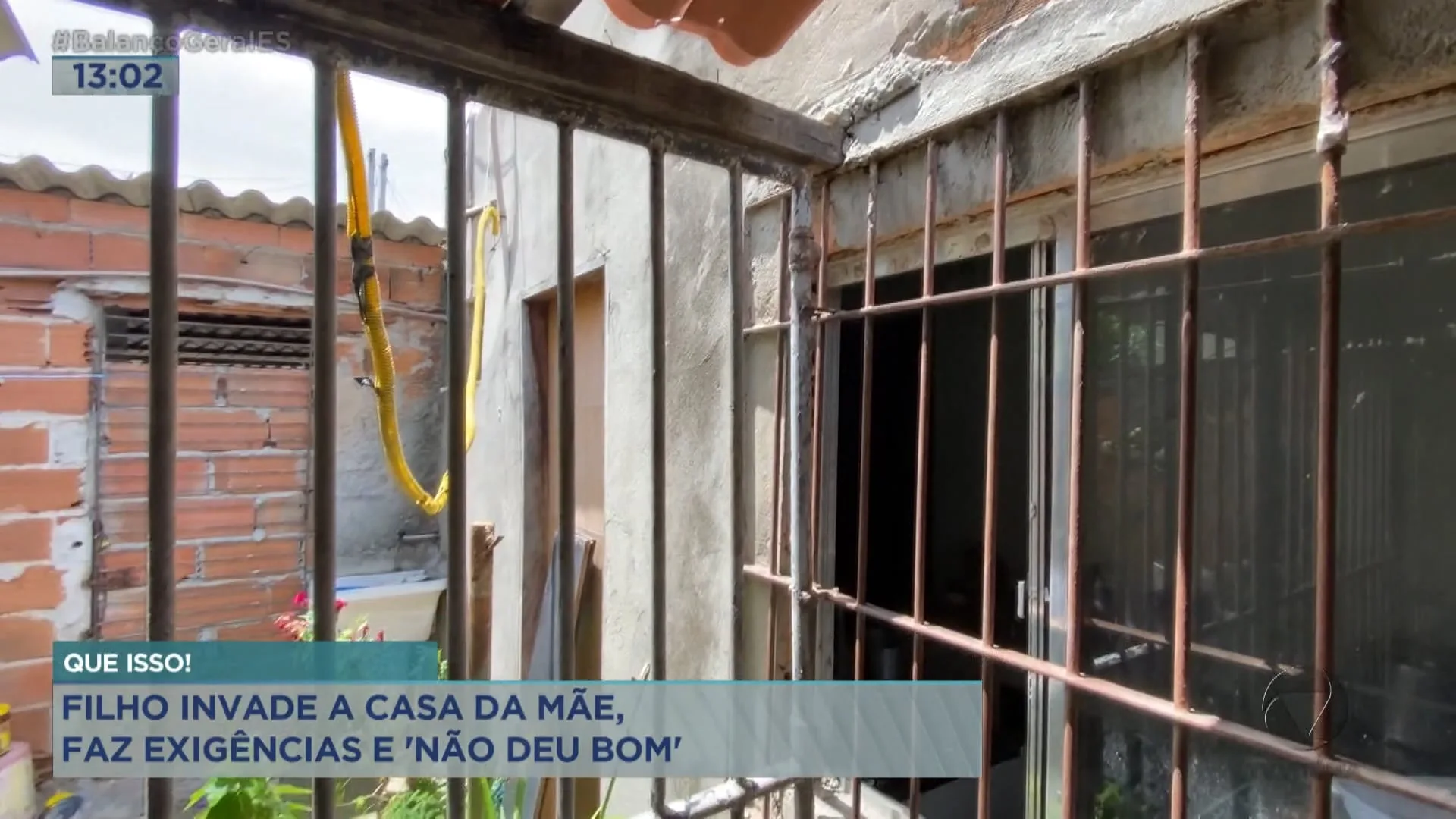 Filho invade a casa da mãe, faz exigências e 'não deu bom'