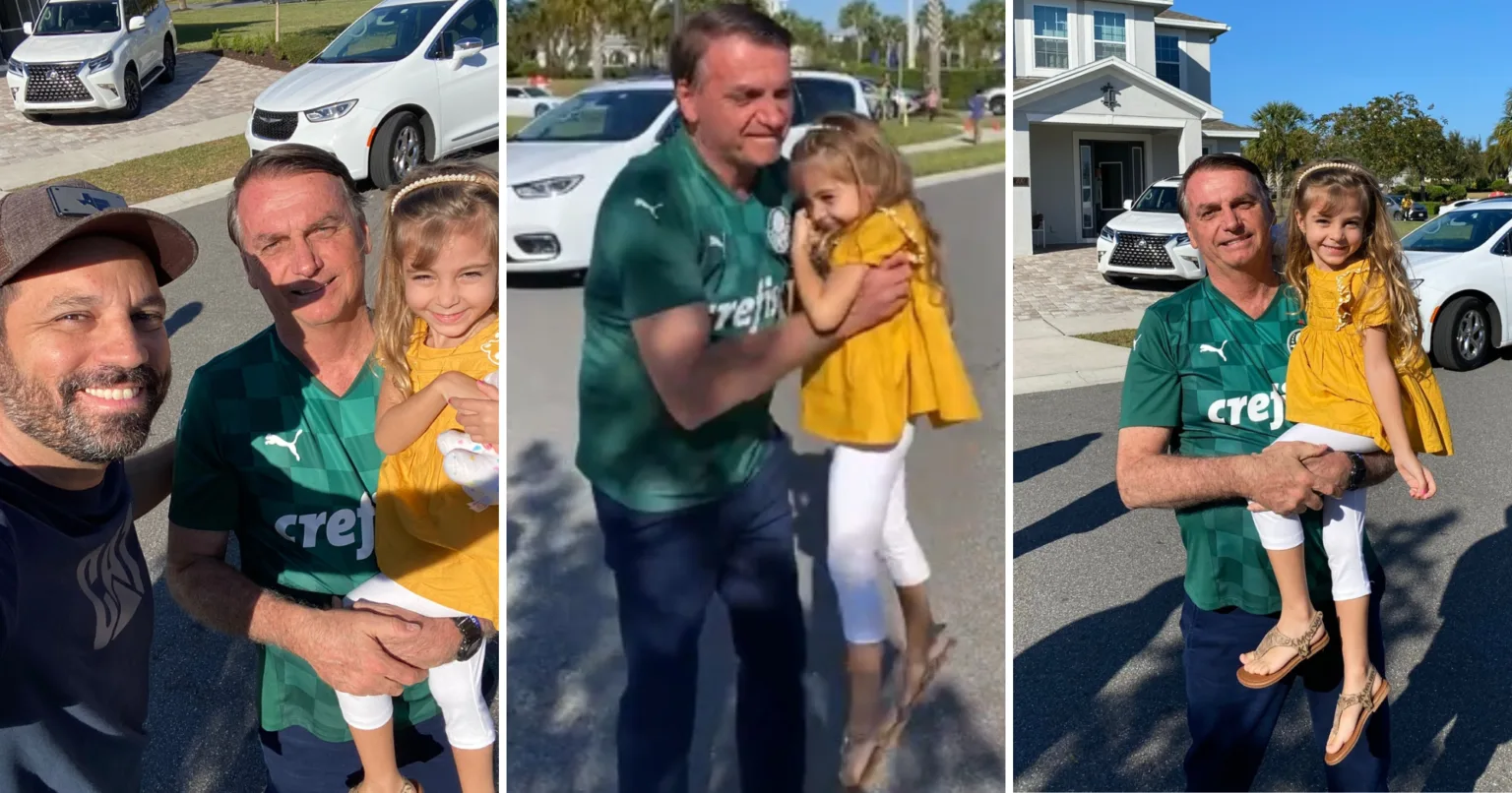 Empresário do ES e filha encontram Bolsonaro em Orlando: "Abatido, triste" Empresário do ES e filha encontram Bolsonaro em Orlando: "Abatido, triste"