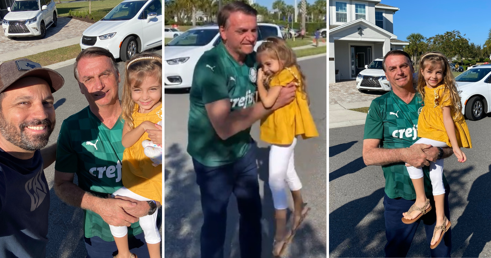 Empresário do ES e filha encontram Bolsonaro em Orlando: "Abatido, triste"