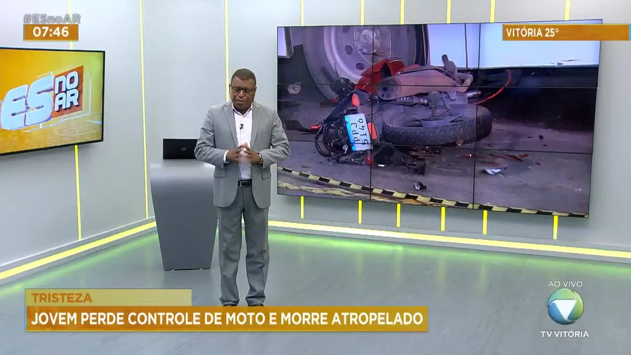 Jovem perde controle de moto e morre atropelado