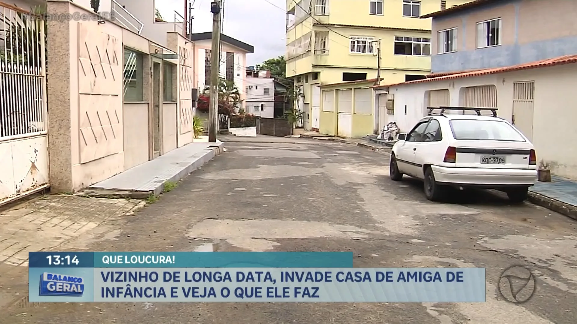 VIZINHO DE LONGA DATA INVADE CASA DE AMIGA DE INFÂNCIA E FAZ AMEAÇAS